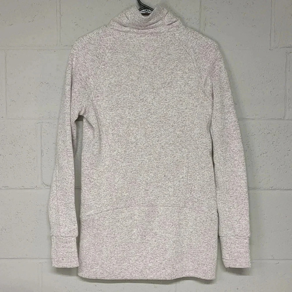 Women's Thread Supply Heathered Pink Fleece Zip Up XS - Picture 4 of 5